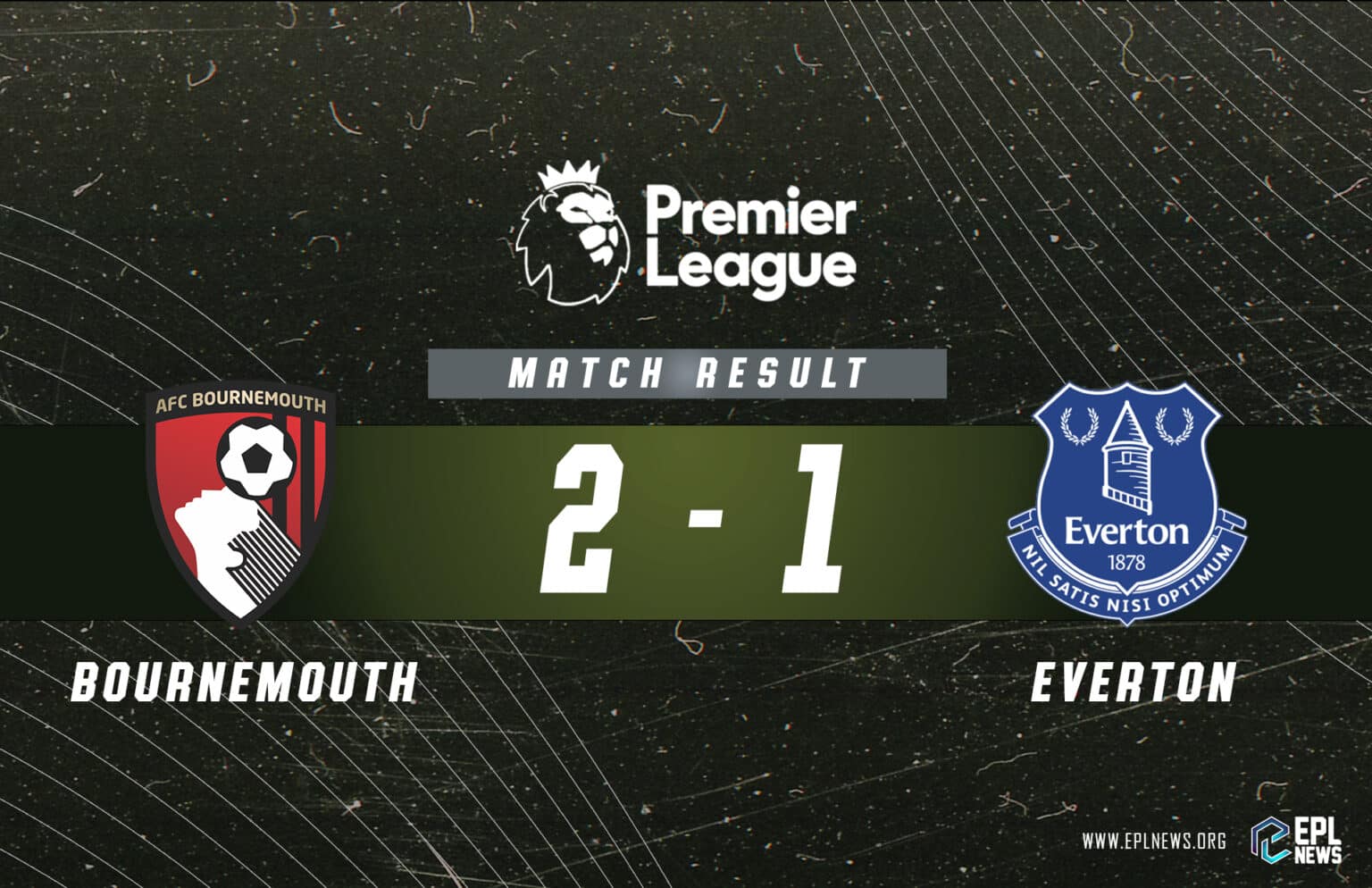 Laporan Bournemouth vs Everton