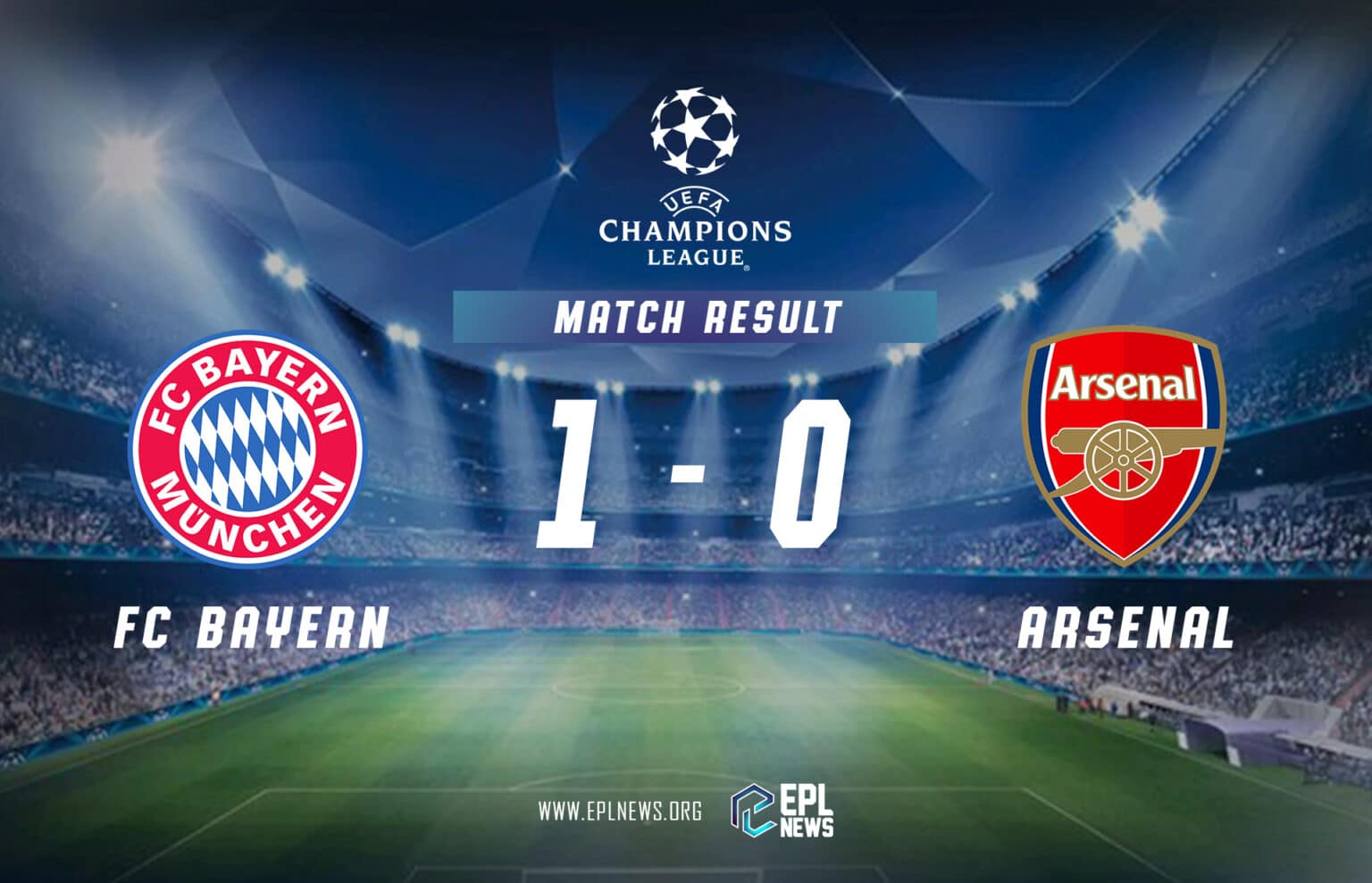 Laporan Bayern Munich vs Arsenal