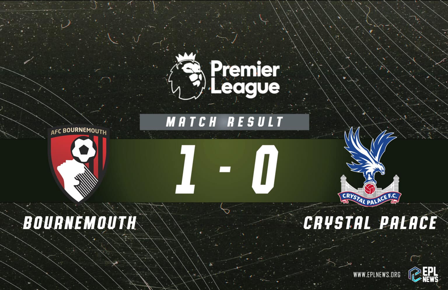 Bournemouth vs Crystal Palace 1-0 Report- Cherries Virtually Ensure Safety