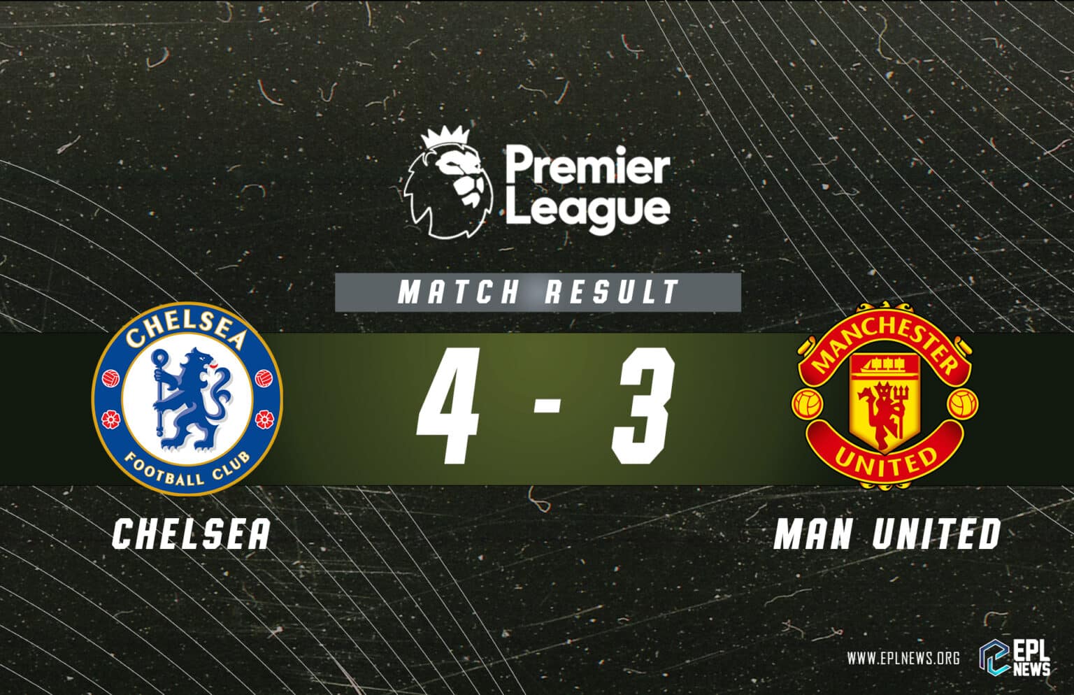 Laporan Chelsea vs Manchester United