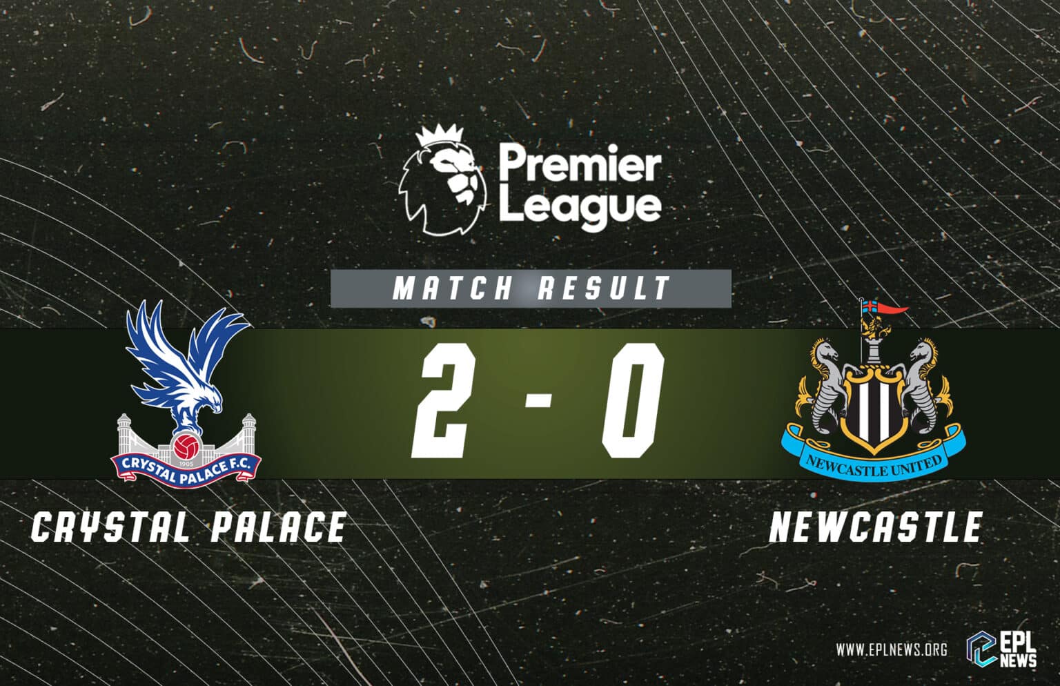 Laporan Crystal Palace vs Newcastle