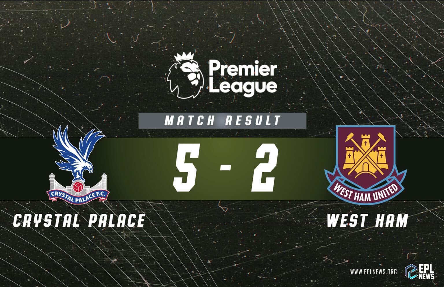 Laporan Crystal Palace vs West Ham