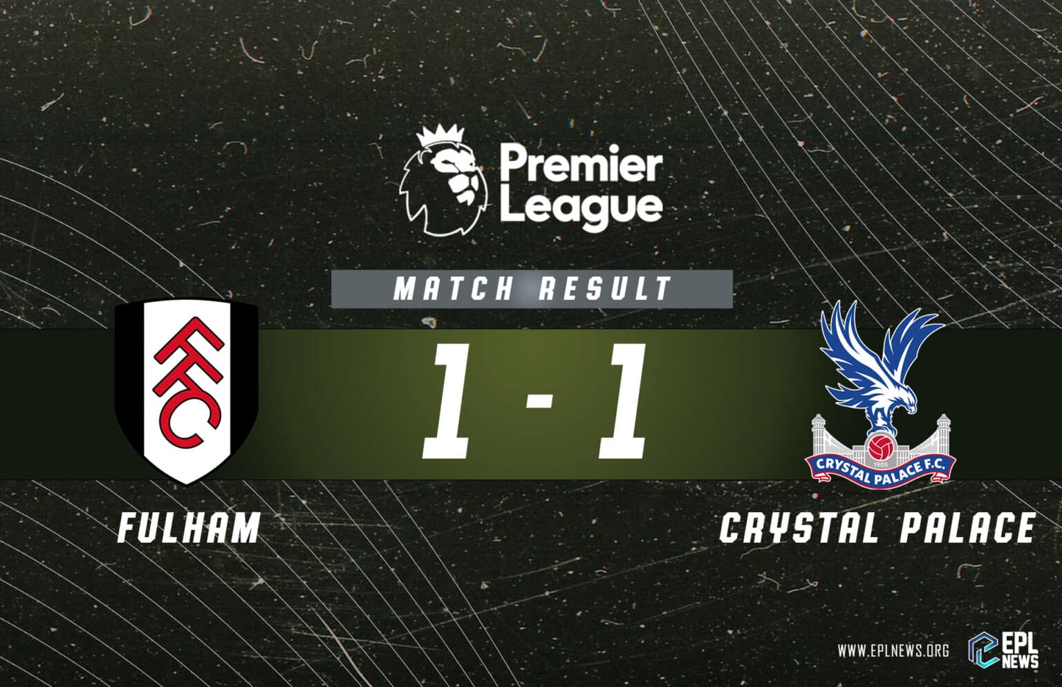 Laporan Fulham vs Crystal Palace