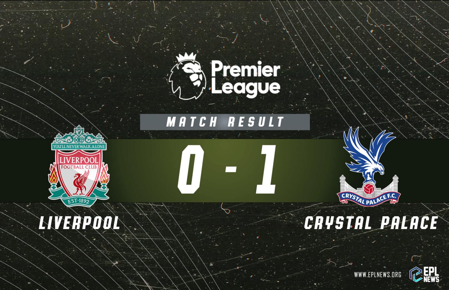 Laporan Liverpool vs Crystal Palace
