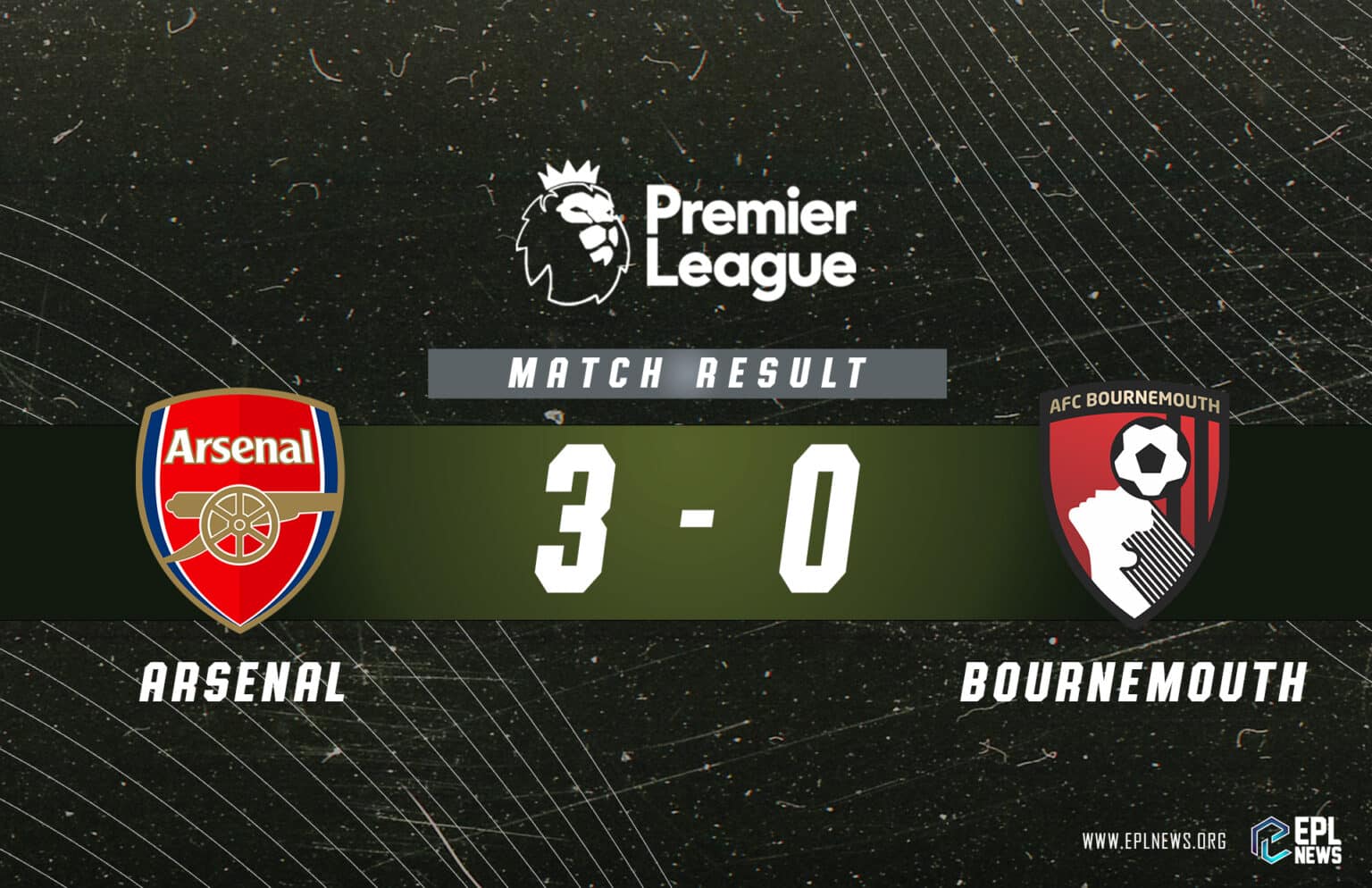 Laporan Arsenal vs Bournemouth