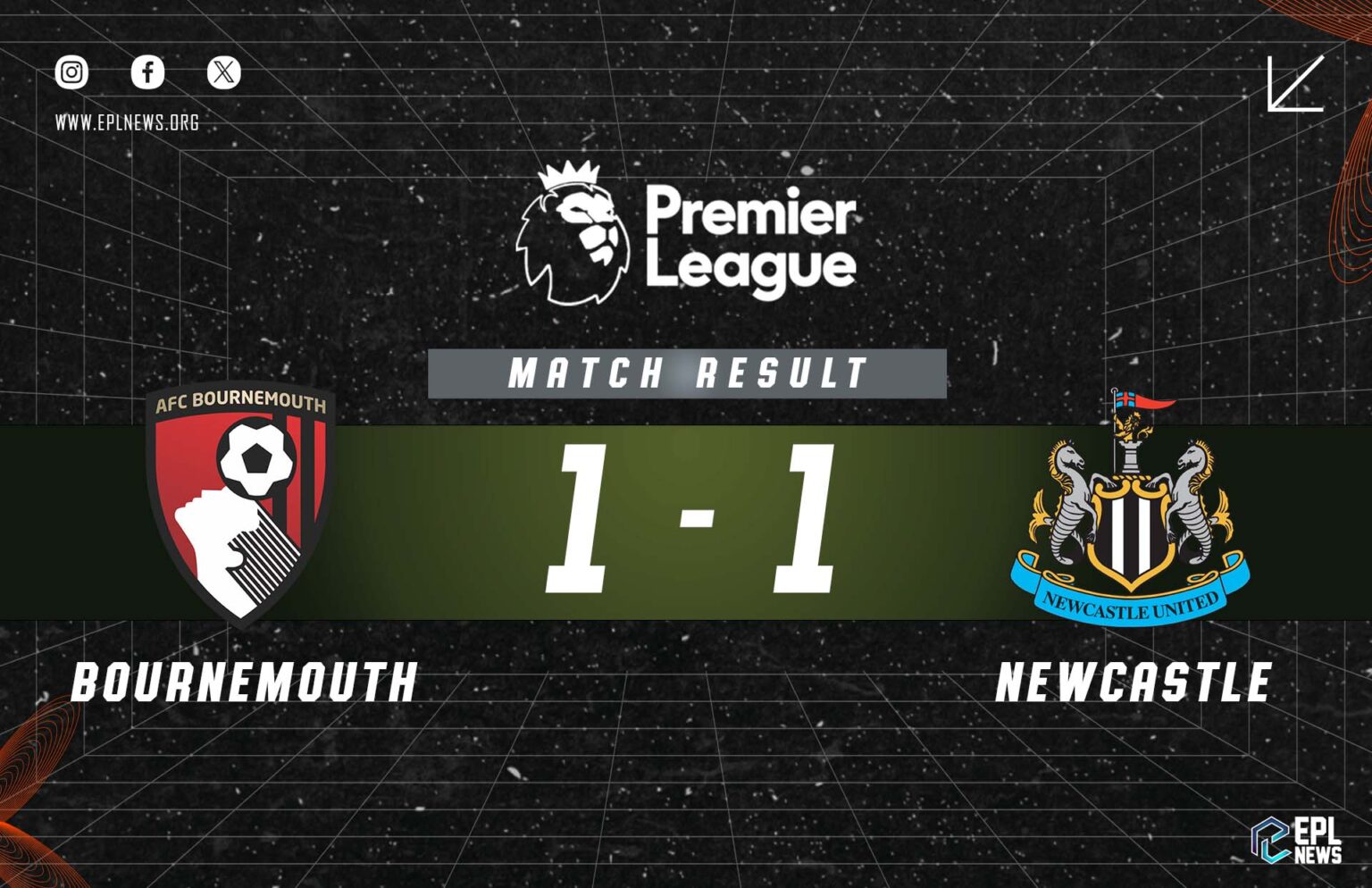 Laporan Bournemouth vs Newcastle