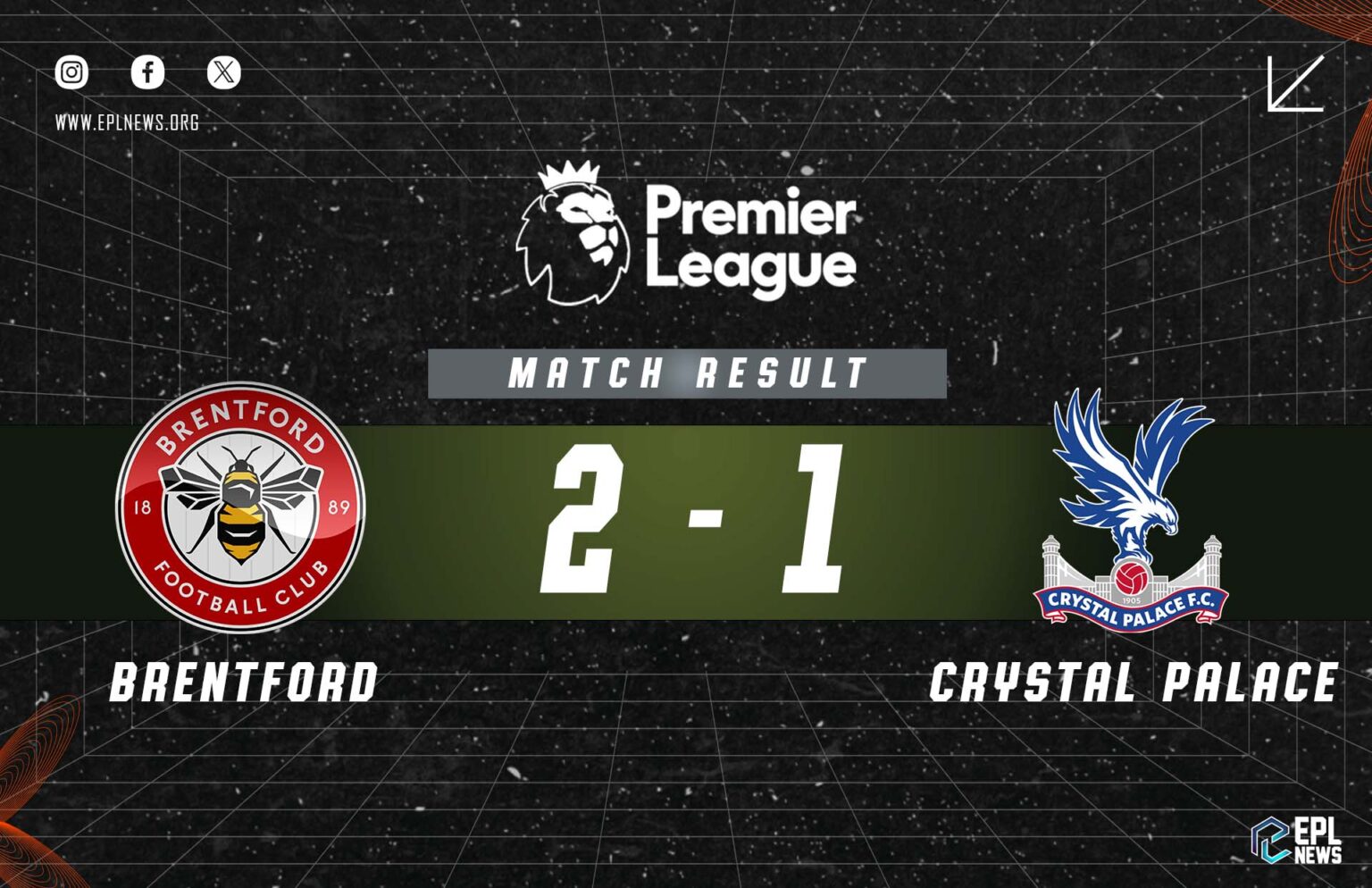 Laporan Brentford vs Crystal Palace