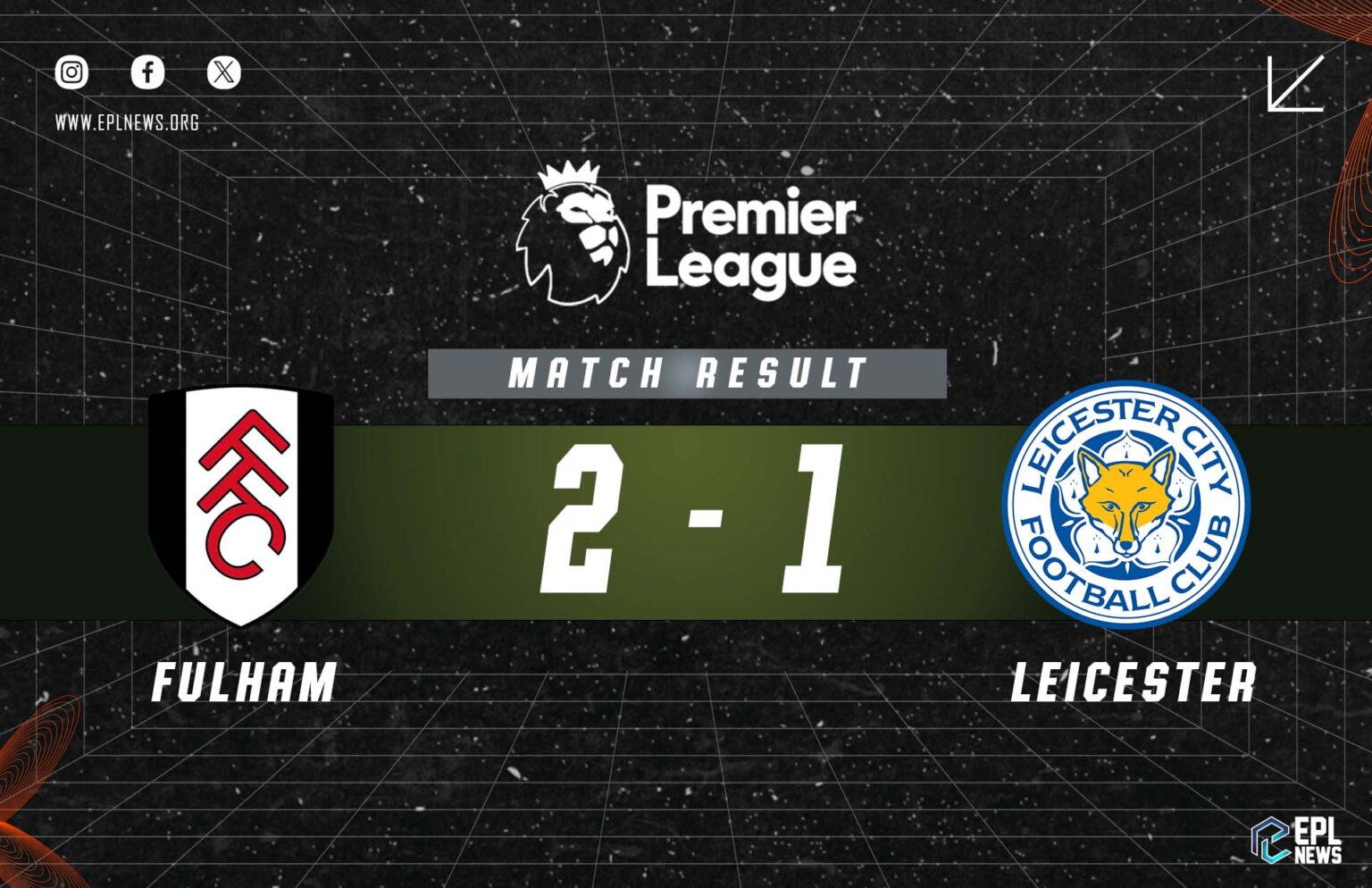 Laporan Fulham vs Leicester