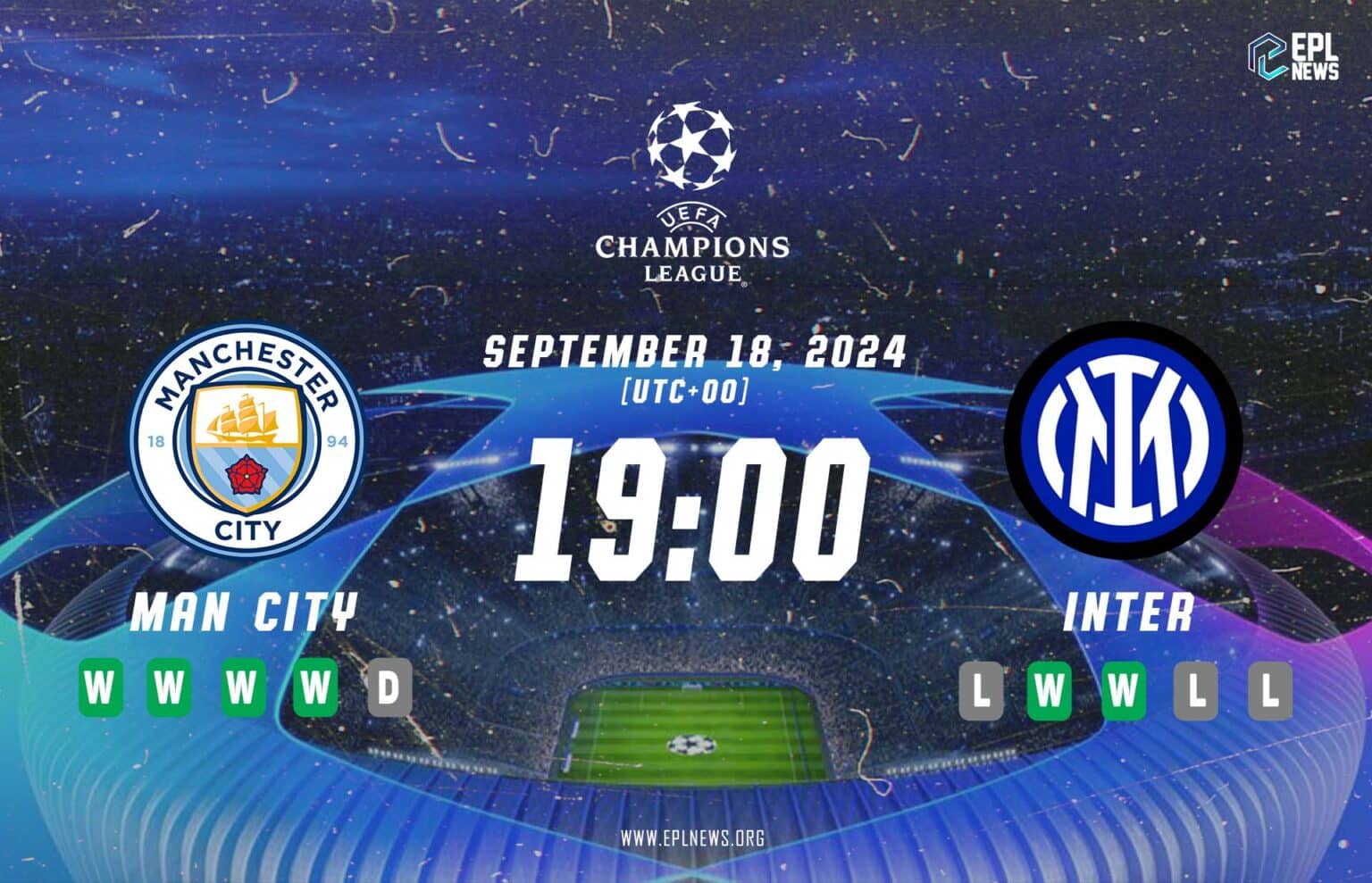 Pratinjau Manchester City vs Inter Milan