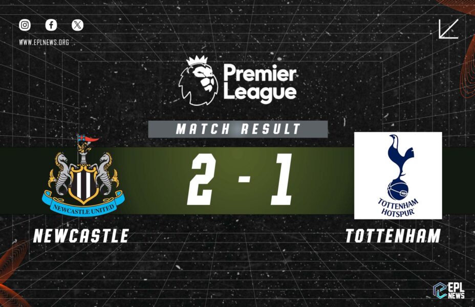 Laporan Pertandingan Newcastle vs Tottenham 2-1