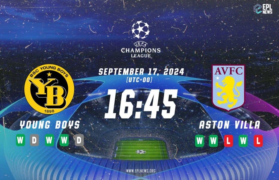 Pratinjau Young Boys vs Aston Villa