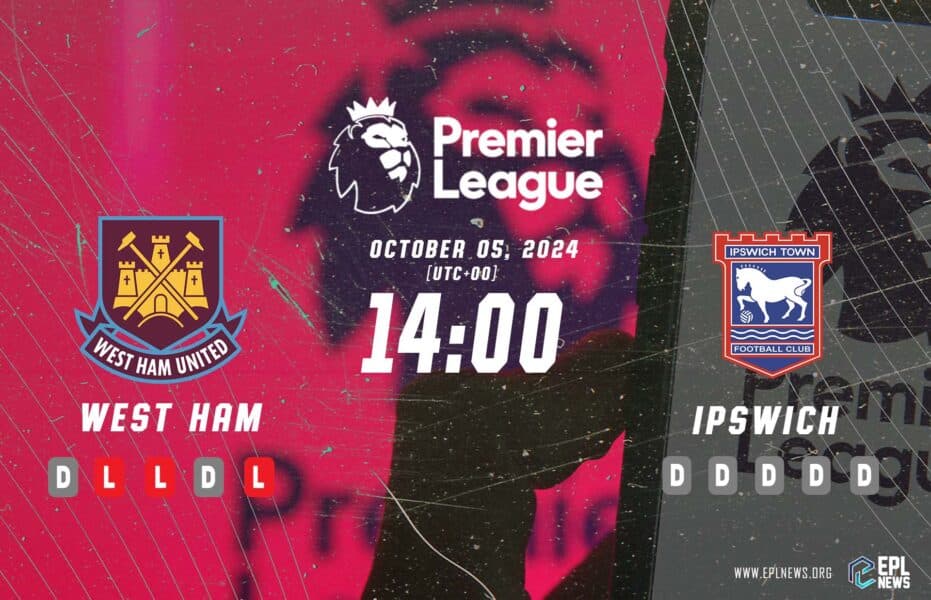 Pratinjau West Ham vs Ipswich